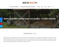 Desktop screenshot for choisir-son-poulailler.com