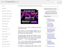 Desktop screenshot for excelfunctions.net
