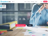 Desktop screenshot for simplybook.me