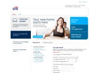 Desktop screenshot for citimortgage.com