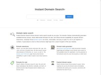 Desktop screenshot for instantdomainsearch.com