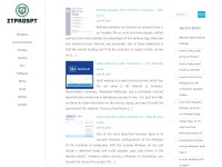 Desktop screenshot for itprospt.com