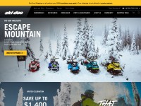 Desktop screenshot for ski-doo.com