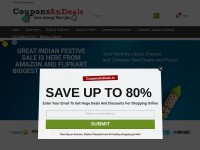 Desktop screenshot for couponsandeals.in