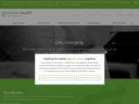 Desktop screenshot for genomichealth.com