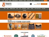 Desktop screenshot for troutsflyfishing.com