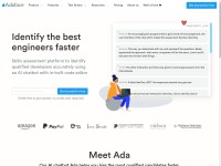 Desktop screenshot for adaface.com