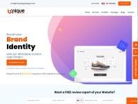 Desktop screenshot for uniquelogodesigns.com