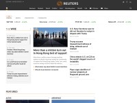 Desktop screenshot for reuters.com