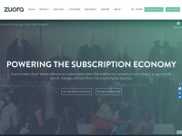 Desktop screenshot for zuora.com