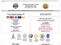 Desktop screenshot for forumancientcoins.com