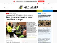 Desktop screenshot for mediapart.fr