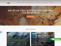 Desktop screenshot for bacsi24h.webflow.io