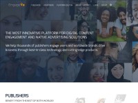 Desktop screenshot for engageya.com