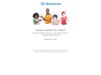 Desktop screenshot for skyscanner.com