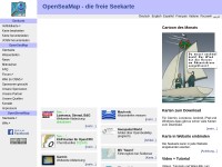 Desktop screenshot for openseamap.org
