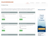 Desktop screenshot for ipaddressguide.com