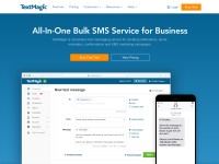 Desktop screenshot for textmagic.com