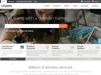 Desktop screenshot for enom.com