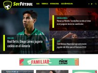 Desktop screenshot for soyfutbol.com