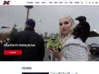 Desktop screenshot for xfl.com