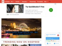Desktop screenshot for kidzfeed.com