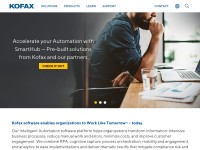 Desktop screenshot for kofax.com