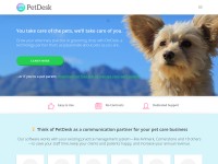 Desktop screenshot for petdesk.com
