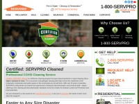 Desktop screenshot for servpro.com