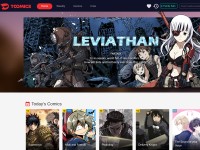 Desktop screenshot for toomics.net