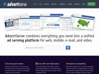 Desktop screenshot for advertserve.com