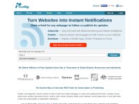 Desktop screenshot for feedity.com