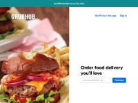Desktop screenshot for grubhub.com