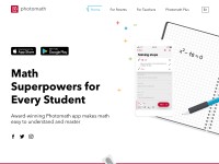 Desktop screenshot for photomath.net