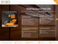 Desktop screenshot for 2020spaces.com