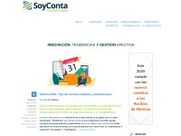 Desktop screenshot for soyconta.com