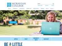 Desktop screenshot for moravian.edu