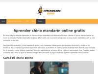Desktop screenshot for aprendiendochino.org