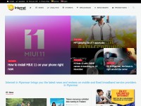 Desktop screenshot for internetinmyanmar.com