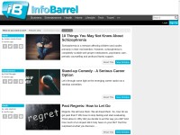 Desktop screenshot for infobarrel.com
