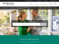 Desktop screenshot for wakehealth.edu