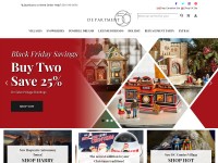 Desktop screenshot for department56.com