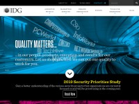 Desktop screenshot for idg.com