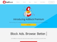 Desktop screenshot for getadblock.com