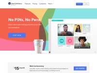 Desktop screenshot for uberconference.com