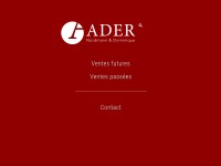 Desktop screenshot for ader-paris.fr