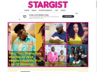 Desktop screenshot for stargist.com