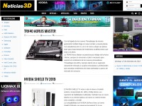 Desktop screenshot for noticias3d.com