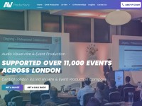 Desktop screenshot for av-productions.co.uk