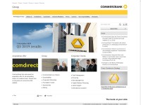 Desktop screenshot for commerzbank.com